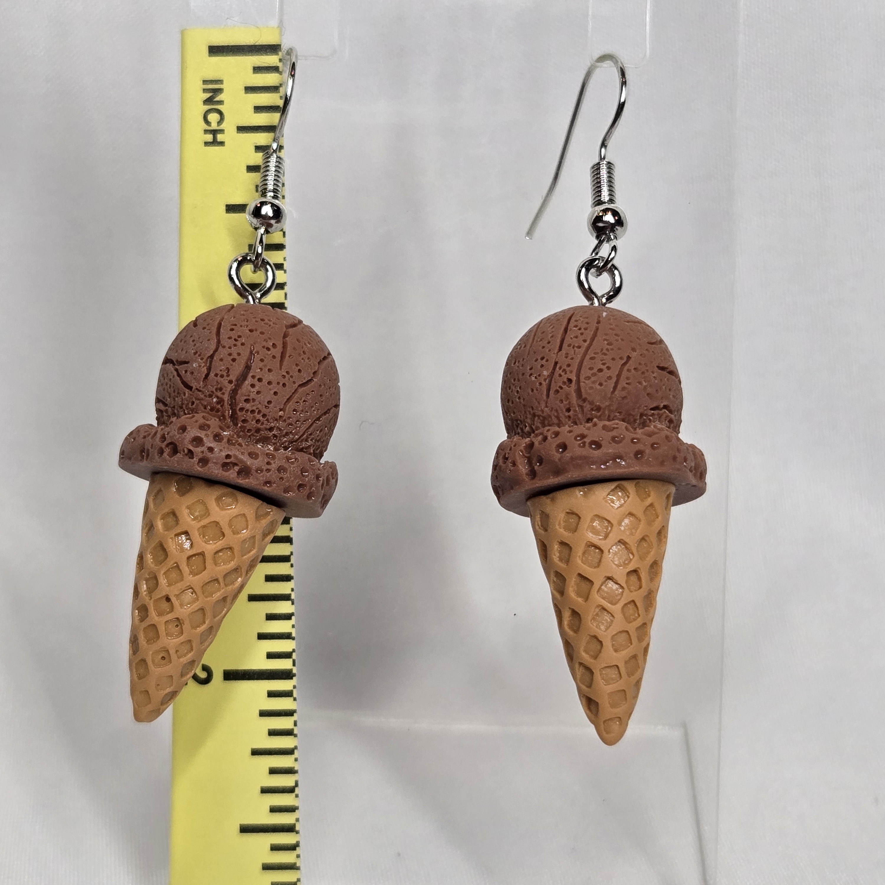 Sweet Treat Ice Cream Cone Earrings 6$